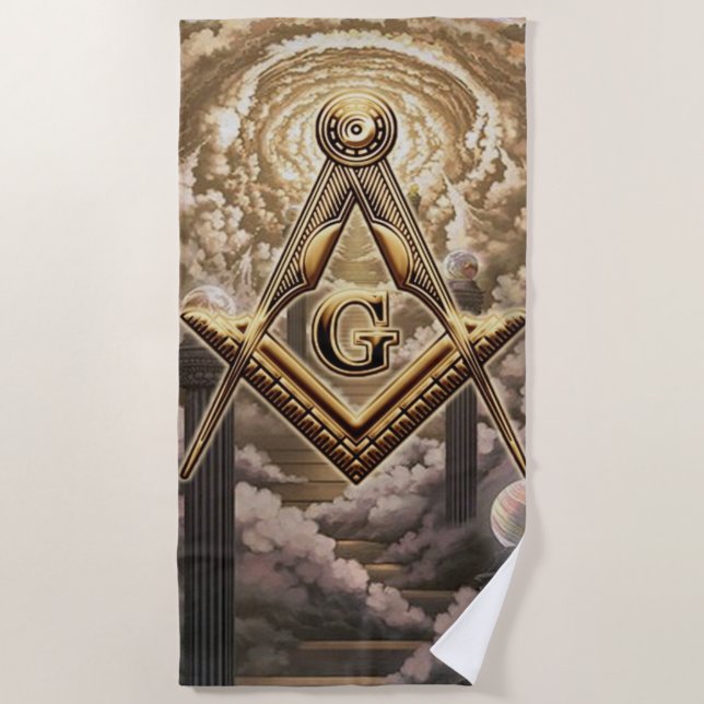 Freemason Beach Towel (Front)