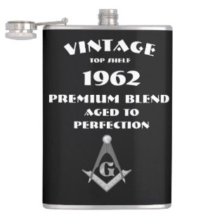 Freemason Birthday  Hip Flask