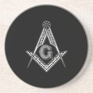 Freemason (Black) Coaster