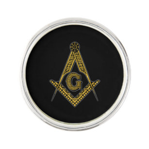 Freemason (Black & Gold) Lapel Pin