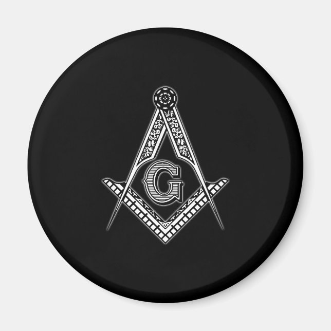 Freemason (Black) Magnet (Front)