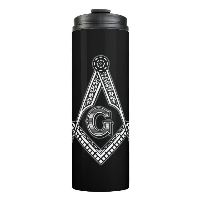 Freemason (Black) Thermal Tumbler (Front)