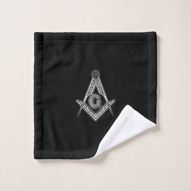 Freemason (Black) Wash Cloth (Wash Cloth)