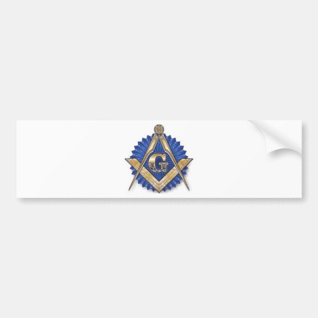 Freemason Bumper Sticker (Front)
