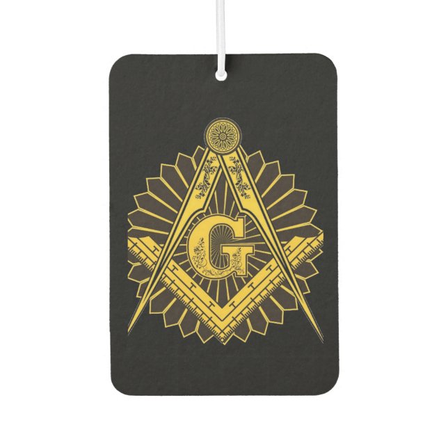 Freemason Car Air Freshener (Front)