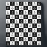 Freemason Chequered Pattern Plaque<br><div class="desc">Freemason Chequered Pattern</div>