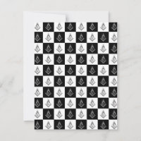 Freemason Chequered Pattern