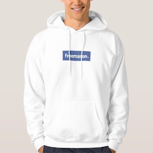 Freemason, Facebook style logo with small S&C Hoodie (Front)