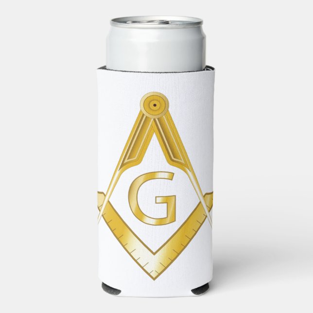 Freemason First Responders Water Bottle Seltzer Can Cooler (Seltzer Back)