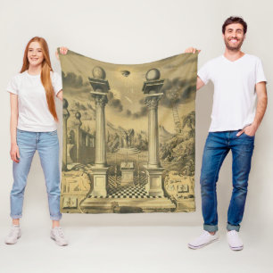 Freemason Fleece Blanket