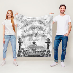 Freemason Fleece Blanket