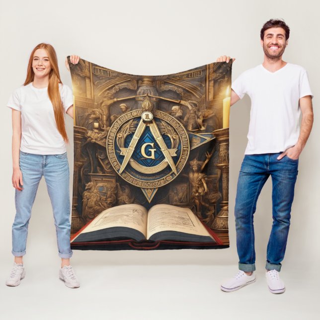 Freemason Fleece Blanket (In Situ)