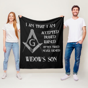Freemason fleece blanket