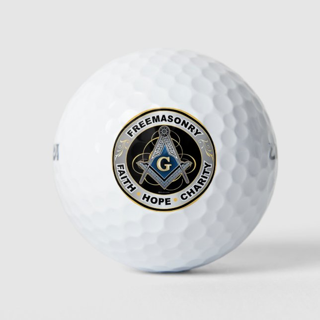 Freemason Golf Balls (Front)
