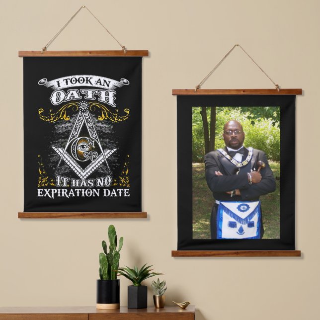Freemason Hanging Tapestry (Asymmetrical)