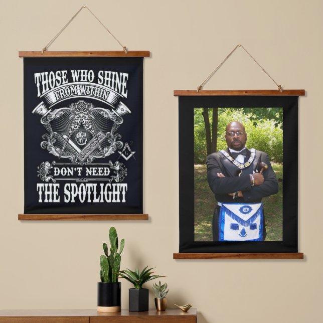 Freemason Hanging Tapestry (Asymmetrical)