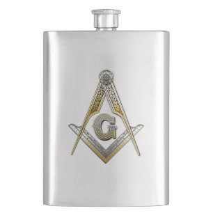 Freemason  hip flask