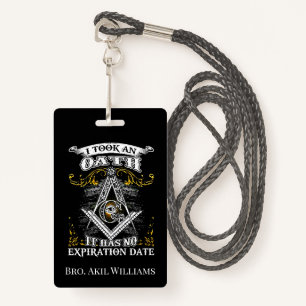 Freemason  ID badge