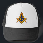 Freemason Mason Charity Masonic Lodge Trucker Hat<br><div class="desc">So mote it be,  Freemason,  charity,  Masonic symbol hat.</div>