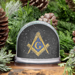 Freemason Masonic Christmas gifts Snowglobe