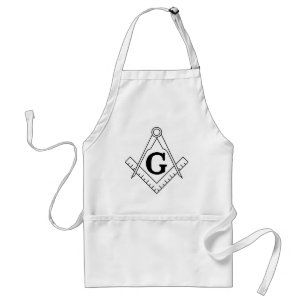 Freemason masonic logo standard apron