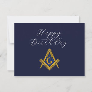 Freemason Masonic Mason Freemason Birthday Postcard