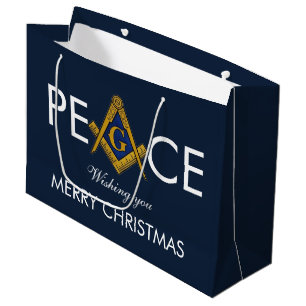 Freemason Masonic Mason Freemason Christmas Large Gift Bag