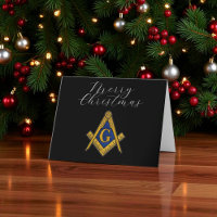 Freemason Masonic Square and Compass Christmas