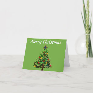 Freemason Masonic Square and Compass Christmas Thank You Card