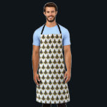 Freemason Masonic Square and Compass Freemasonry Apron<br><div class="desc">Masonic,  Mason Freemason white pattern apron. Square and compass,  freemasonry,  gold. Masonic,  freemason,    freemasons,  mason,  masons.</div>
