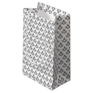 Freemason Masonic Square and Compass Freemasonry Small Gift Bag