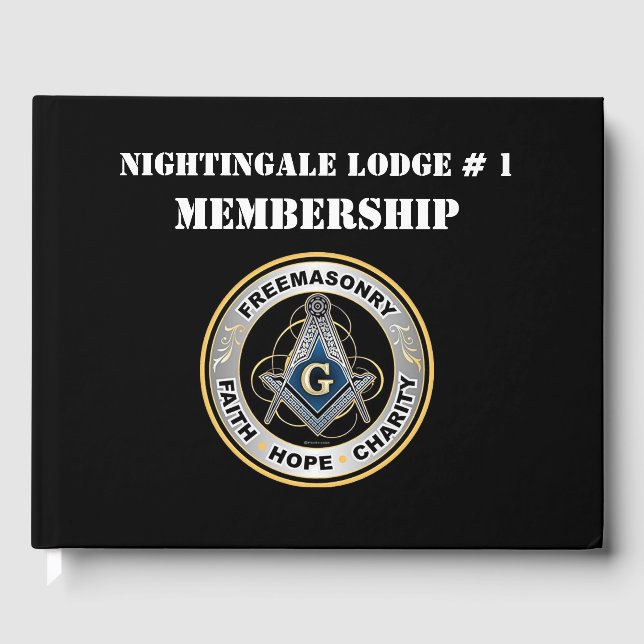 Freemason Membership Book (Front)