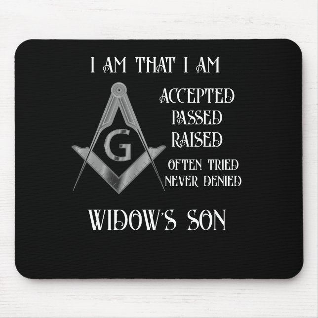 Freemason Mouse Mat (Front)