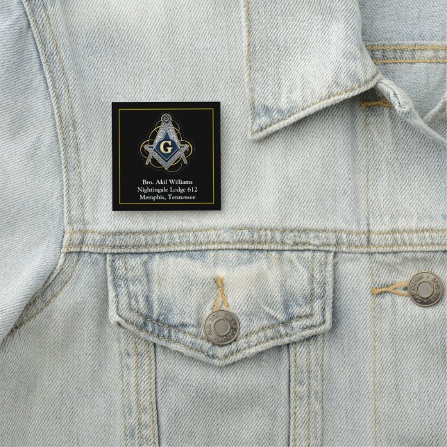 Freemason Name Tag (In Situ)