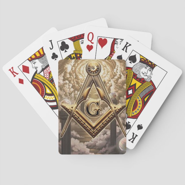 Freemason Playing Cards (Back)