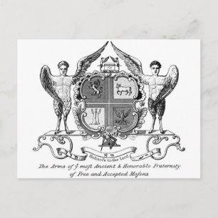 Freemason Postcard