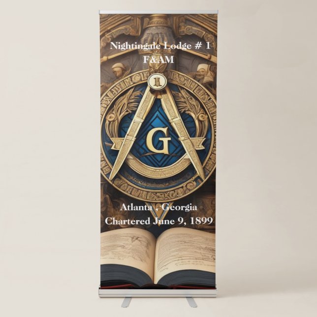 Freemason Retractable Banner (Front)