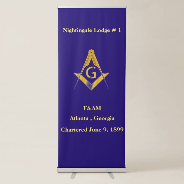 Freemason Retractable Banner (Front)