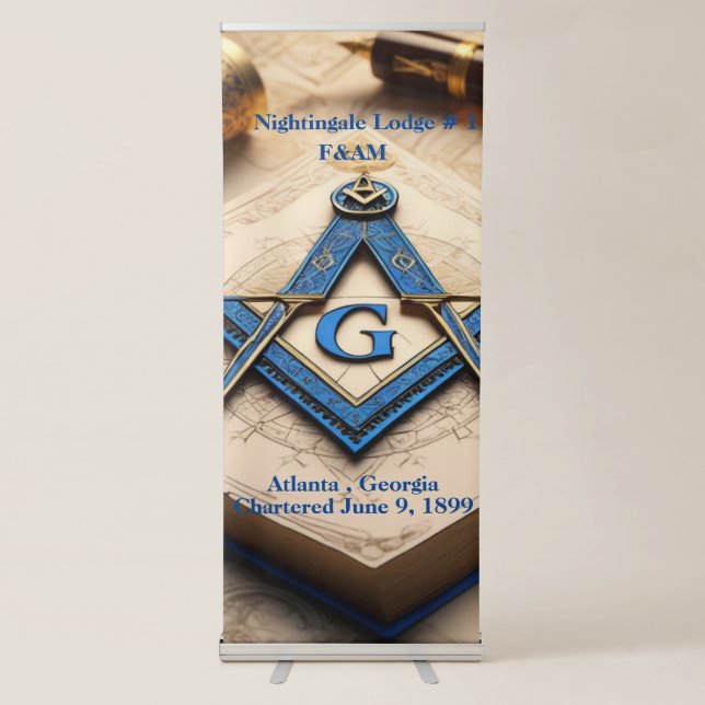 Freemason Retractable Banner (Front)