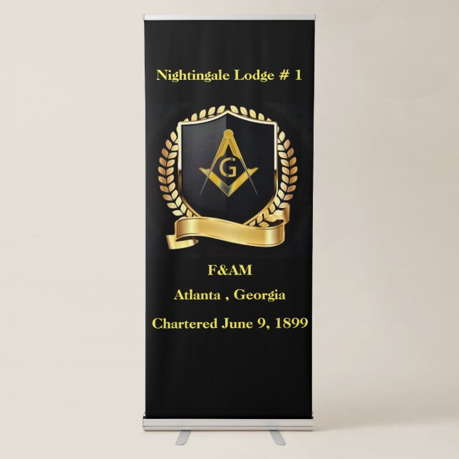 Freemason Retractable Banner (Front)