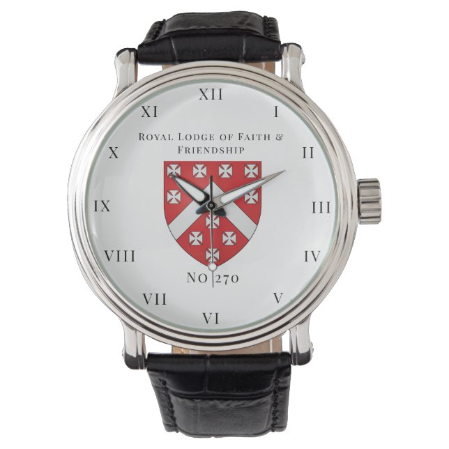 Freemason Royal Lodge of Faith & Friendship Watch (Front)