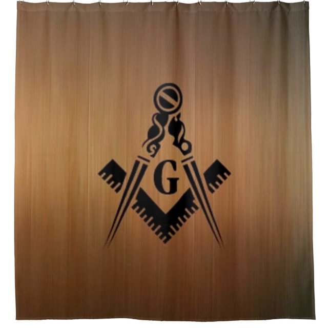 Freemason Shower Curtain (Front)