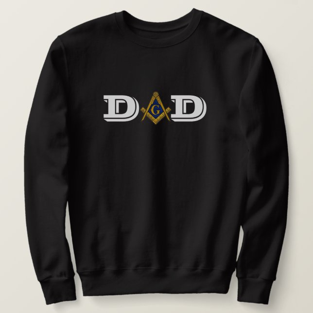 Freemason Square and Compass Charity Masonic Dad Sweatshirt (Design Front)
