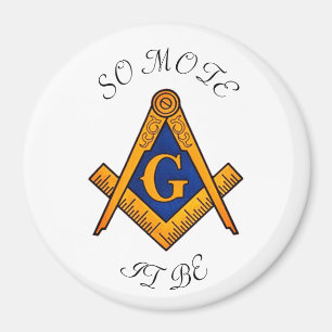 Freemason Square and Compass Charity Masonic Magnet