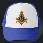 Freemason Square and Compass Charity Masonic  Trucker Hat<br><div class="desc">So mote it be,  Freemason,  square and compass,  charity,  Masonic symbol hat.</div>