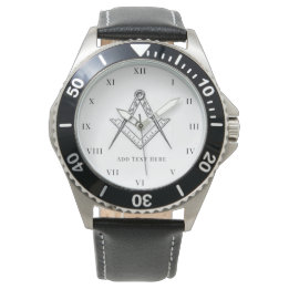 Freemason Square and Compass Charity Masonic Watch