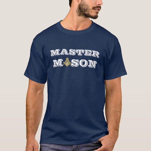 Freemason Square and Compass Master Mason  T-Shirt (Front)