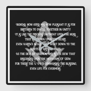Freemason Square Wall Clock