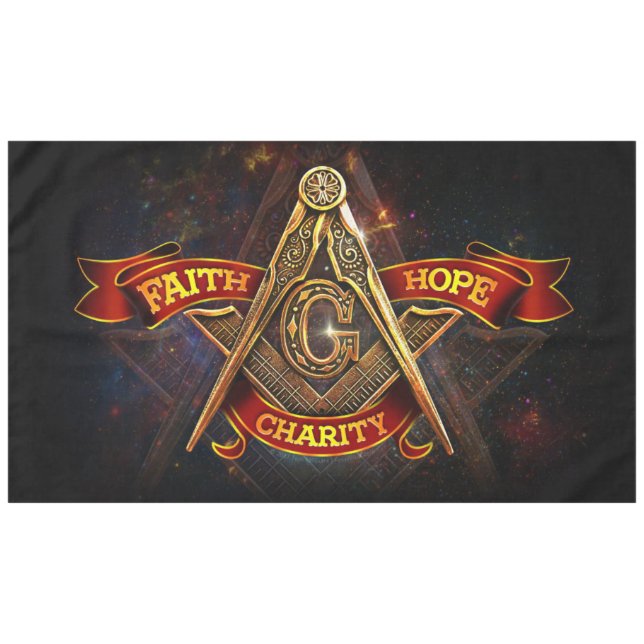 Freemason Tablecloth (Front (Horizontal))