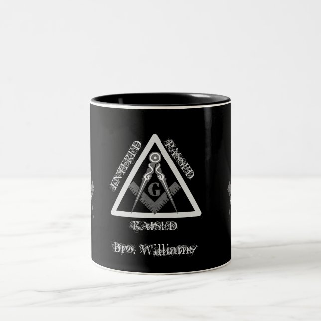 Freemason  Two-Tone coffee mug (Center)